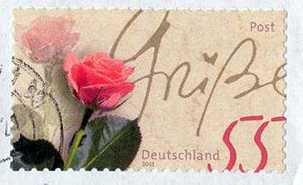 Rose Stamp from Germany